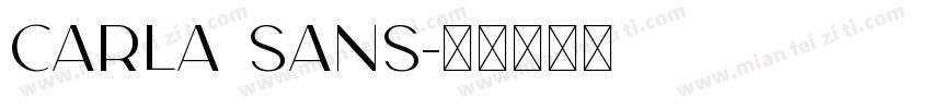 carla sans字体转换